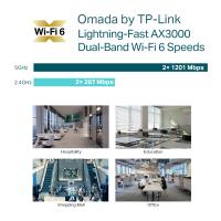 TP-LINK EAP653 AX3000 KABLOSUZ WIFI6 TAVAN ACCESS POINT - 3